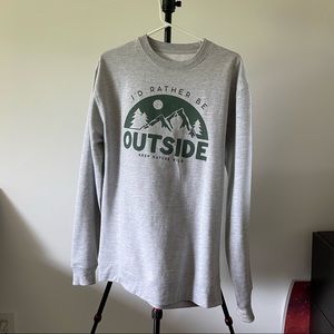 Outdoorsy granola sweatshirt crewneck
